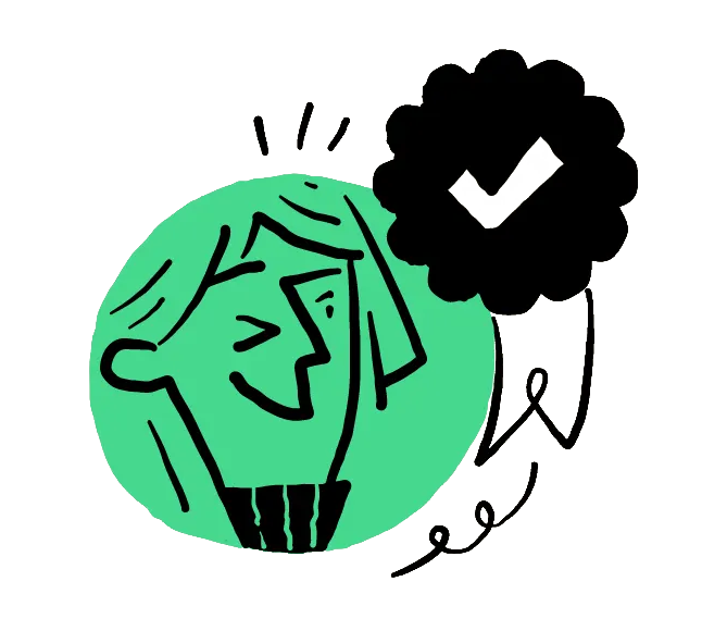 Illustration of a shield for safety